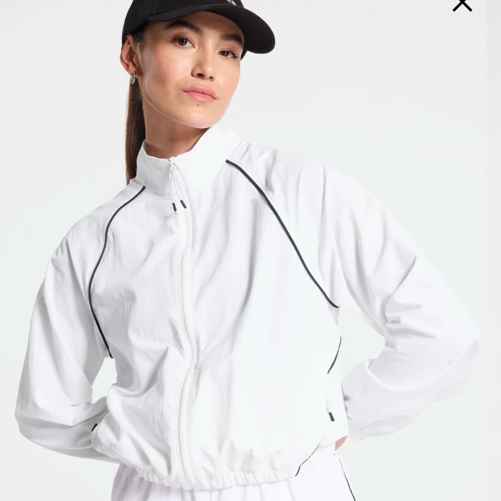 Bandier Contrast Run Jacket